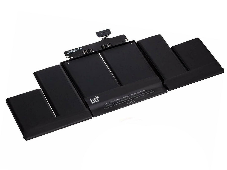 BTI Notebook-Akku – für MacBook Pro 15" (A1417, A1398; 2011–2013) – 97 Wh, 11,3 V (6 Zellen) – Schwarz