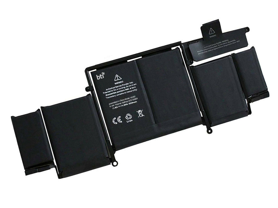 BTI Notebook-Akku – für MacBook Pro A1502/A1582 – 73 Wh, 11,42 V (6 Zellen) – Schwarz