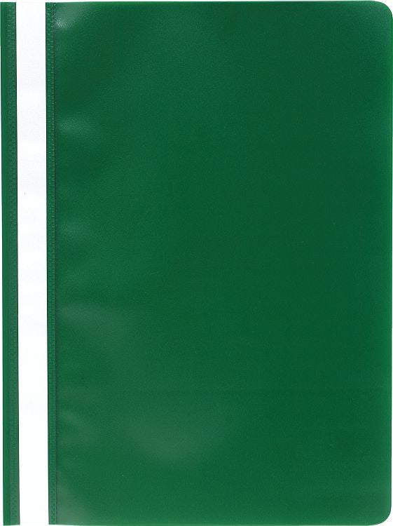Exacompta Schnellhefter für A4, Polypropylen (PP), Dunkelgrün – bis 300 Blatt – 25 Stk