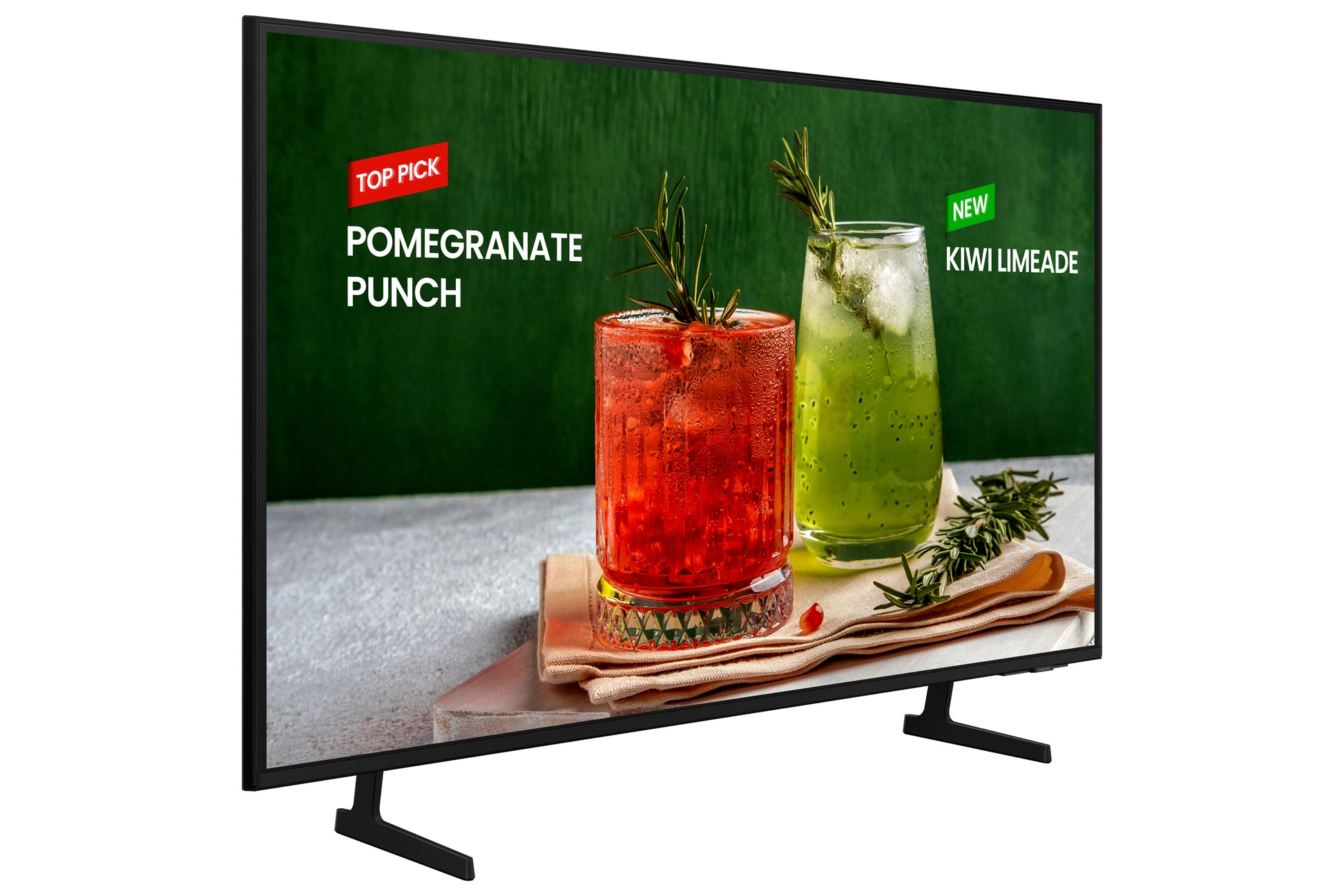 Samsung BE43D – Kommerzieller Display-TV, 43", Ultra HD 4K, 250 cd/m², 16/7, Tizen