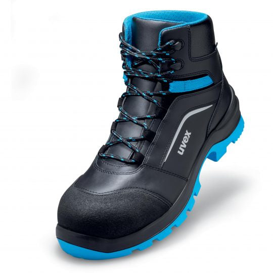 uvex 2 xenova – Sicherheitsstiefel S3, Schwarz/Blau