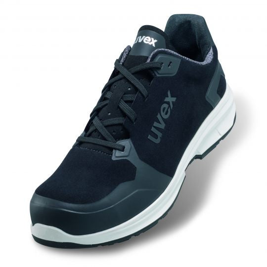 Uvex 1 sport Sicherheits-Halbschuh S3 SRC – schwarz/grau – Grösse 45, Weite 11