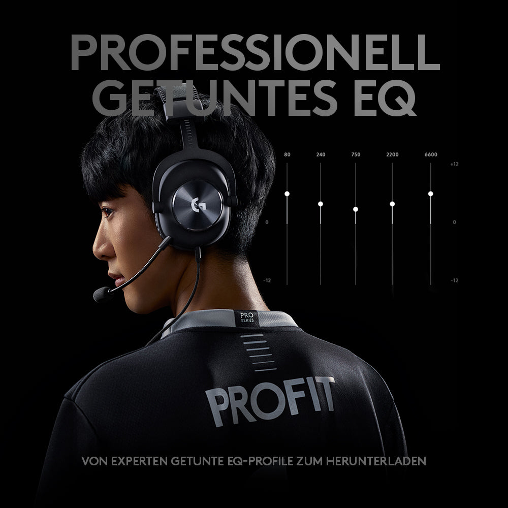Logitech G PRO X Wireless LightSpeed Gaming-Headset – Over-Ear, Stereo, Kabellos (2,4 GHz LIGHTSPEED), mit USB