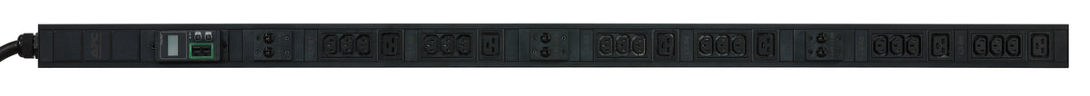 APC Easy Rack-PDU Metered 0U, 3-phasig 22 kW, (18×C13 + 6×C19), IEC60309 32 A – schwarz