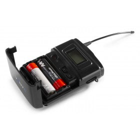 Vonyx WM61B Headsetmikrofon – XLR, 6,3 mm Klinke, Kabellos (UHF, 16 Kanäle), Niere, 40–17'000 Hz