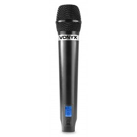 Vonyx WM62 – Bühnenmikrofon 2er-Set – XLR, 6,35 mm Klinke, Kabellos (UHF), 40–17'000 Hz