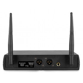 Vonyx WM62 – Bühnenmikrofon 2er-Set – XLR, 6,35 mm Klinke, Kabellos (UHF), 40–17'000 Hz