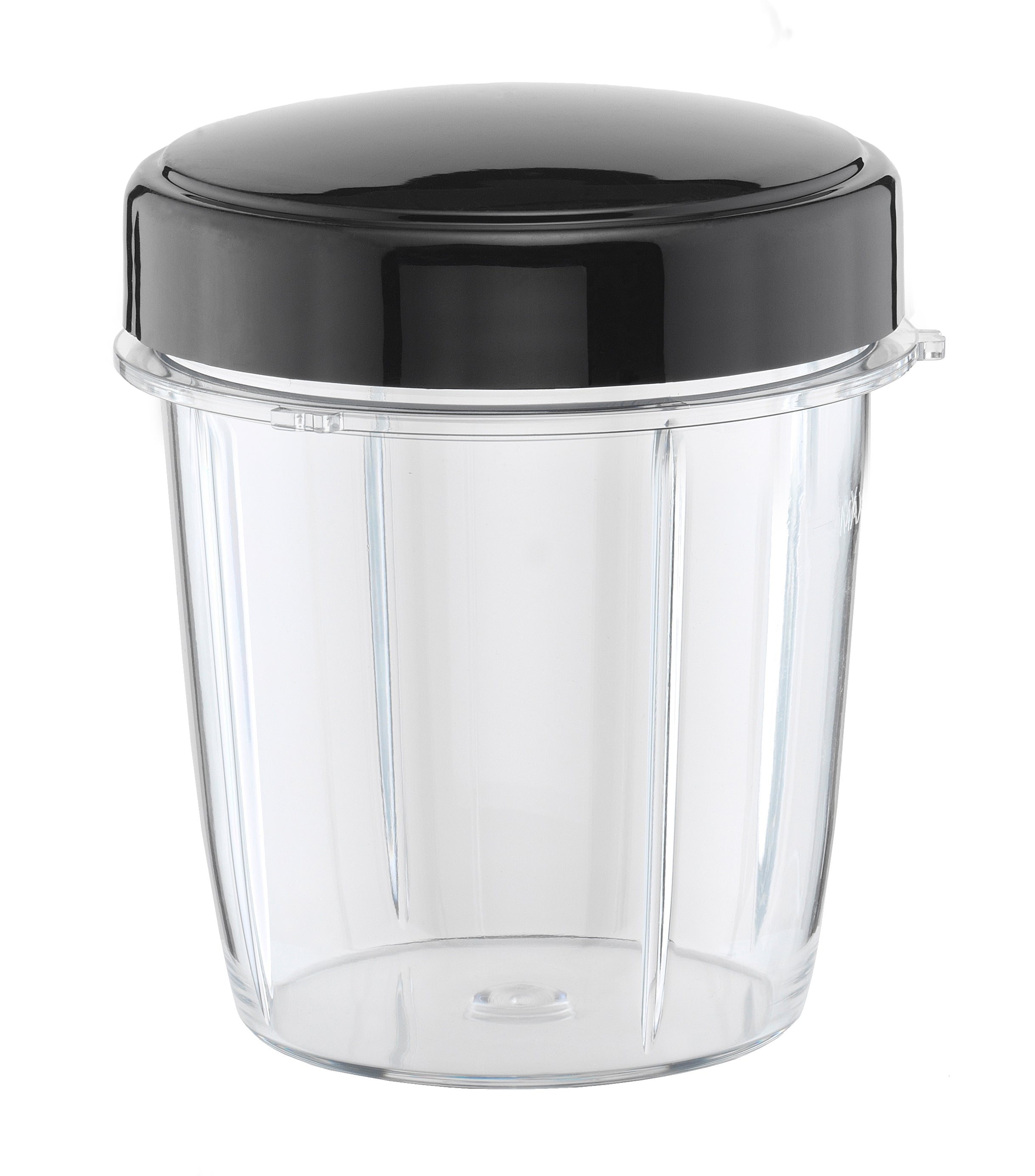 Trisa Mixer-Becher – 400 ml, für Küchenmaschinen, Kunststoff, Schwarz/Transparent
