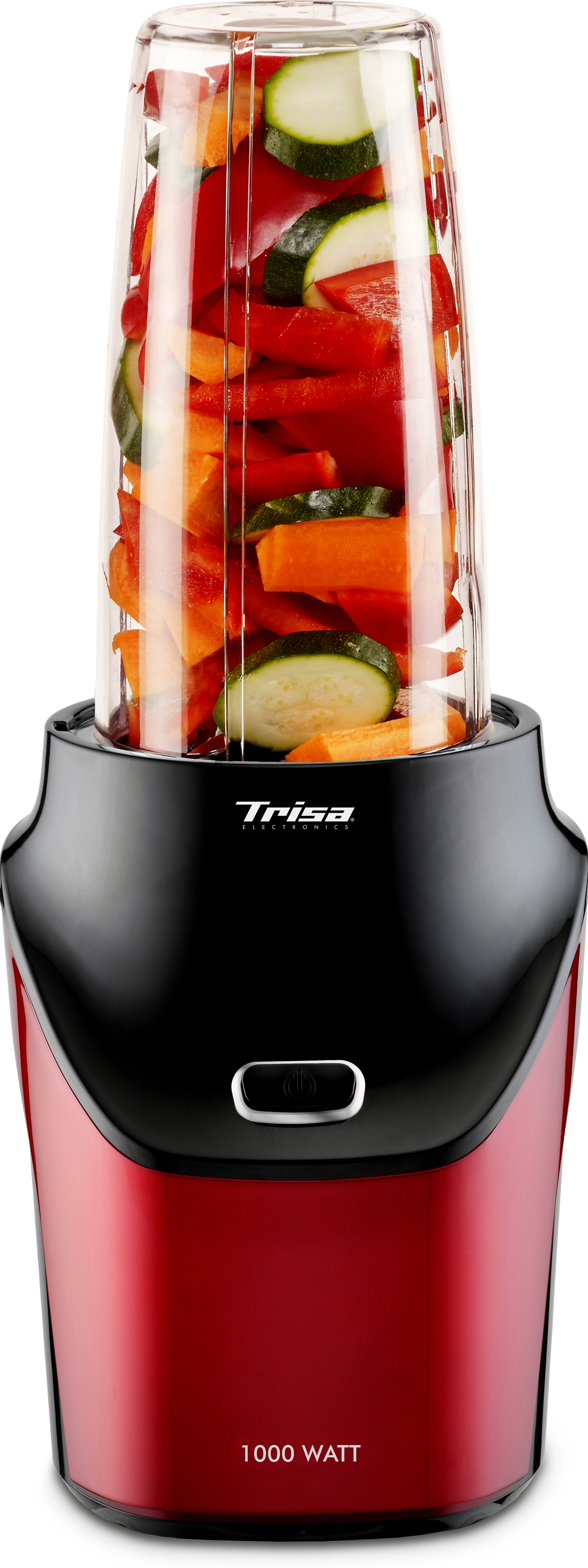 Trisa Mixer-Becher – 400 ml, für Küchenmaschinen, Kunststoff, Schwarz/Transparent