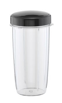 Trisa Trinkbecher zu 6928 – 1 l – für Nutri Blender Energy Boost, Tritan, Schwarz/Transparent