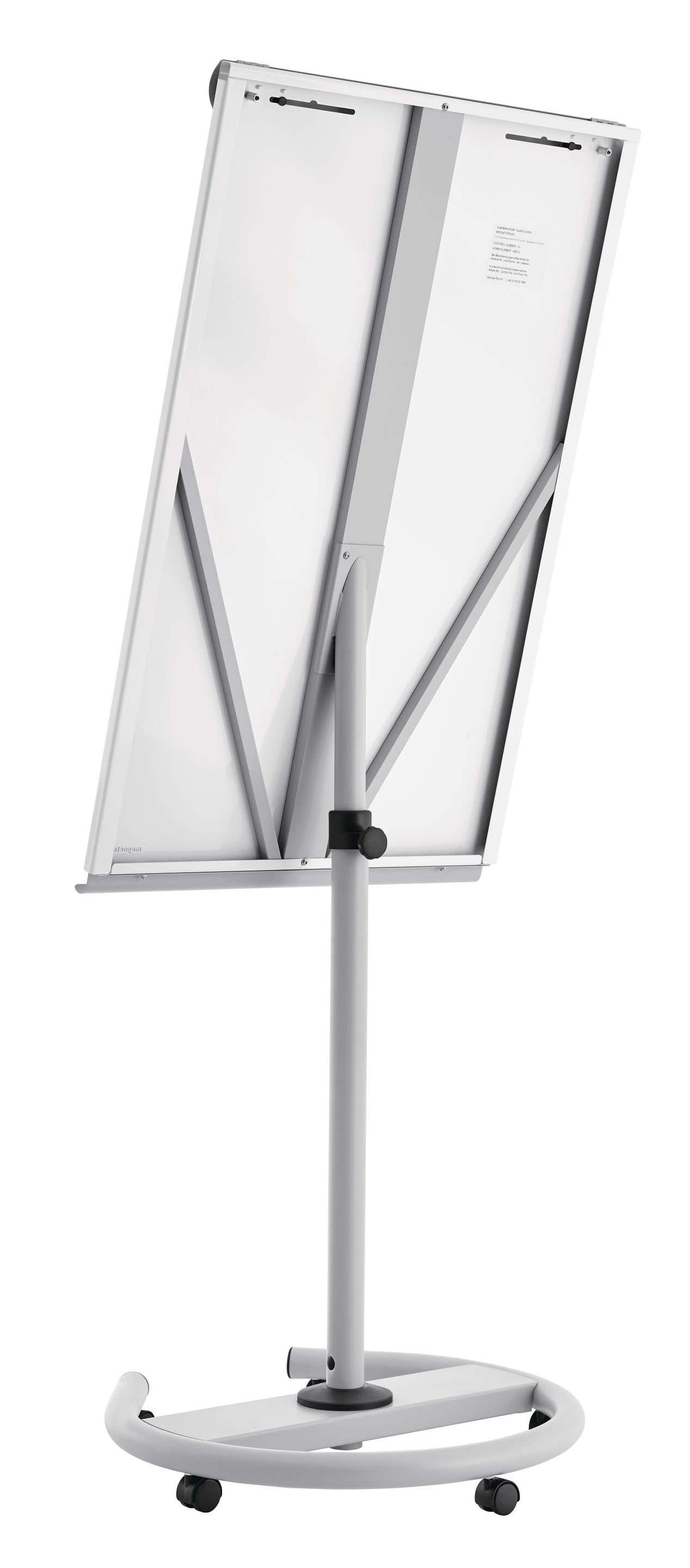 Magnetoplan Flipchart-Block Deluxe – 73 × 100 cm, weiss, Metall