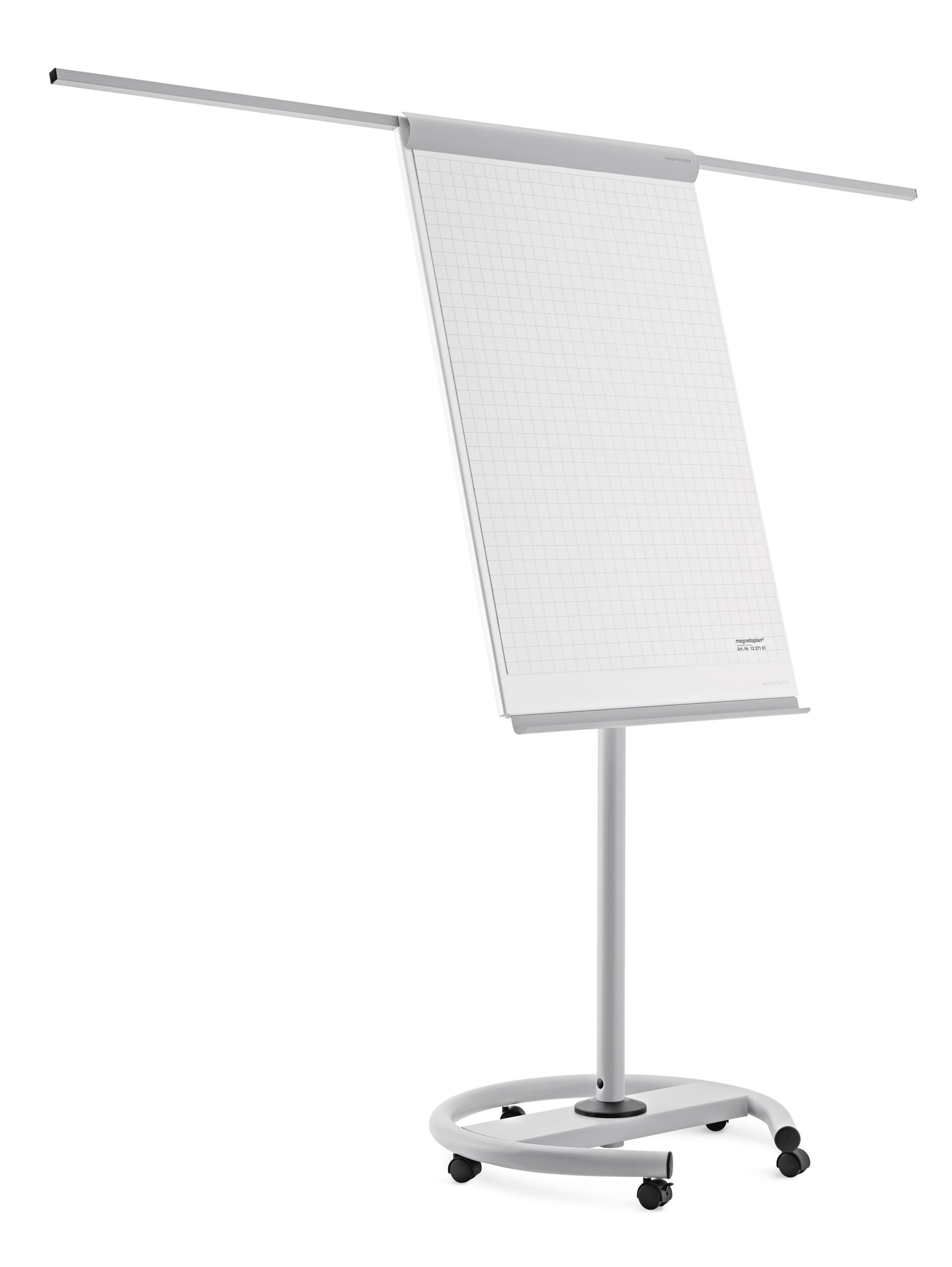 Magnetoplan Flipchart-Block Deluxe – 73 × 100 cm, weiss, Metall