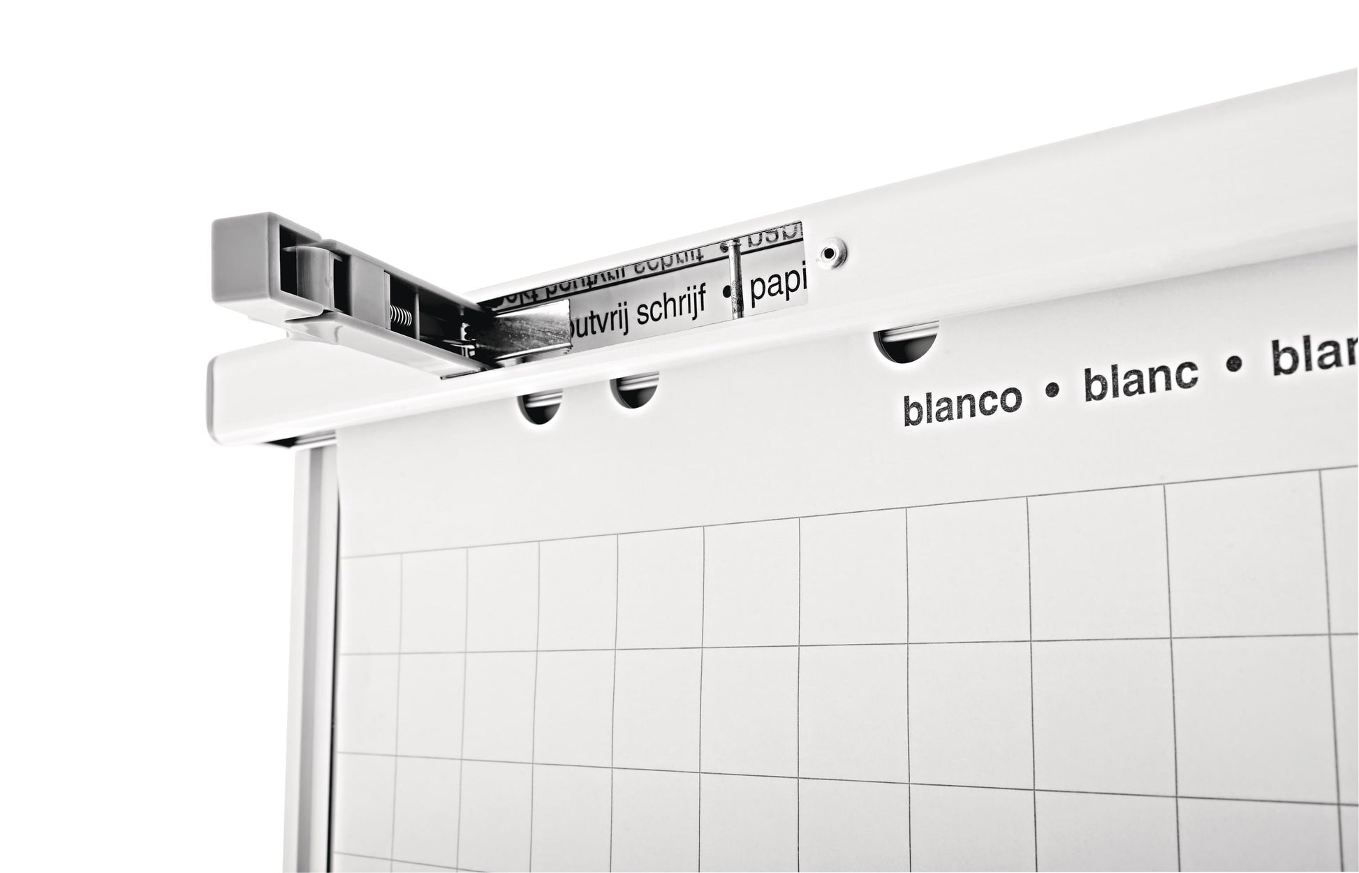 Magnetoplan Flipchart Junior SP – 70 × 100 cm, Metall, astral silber
