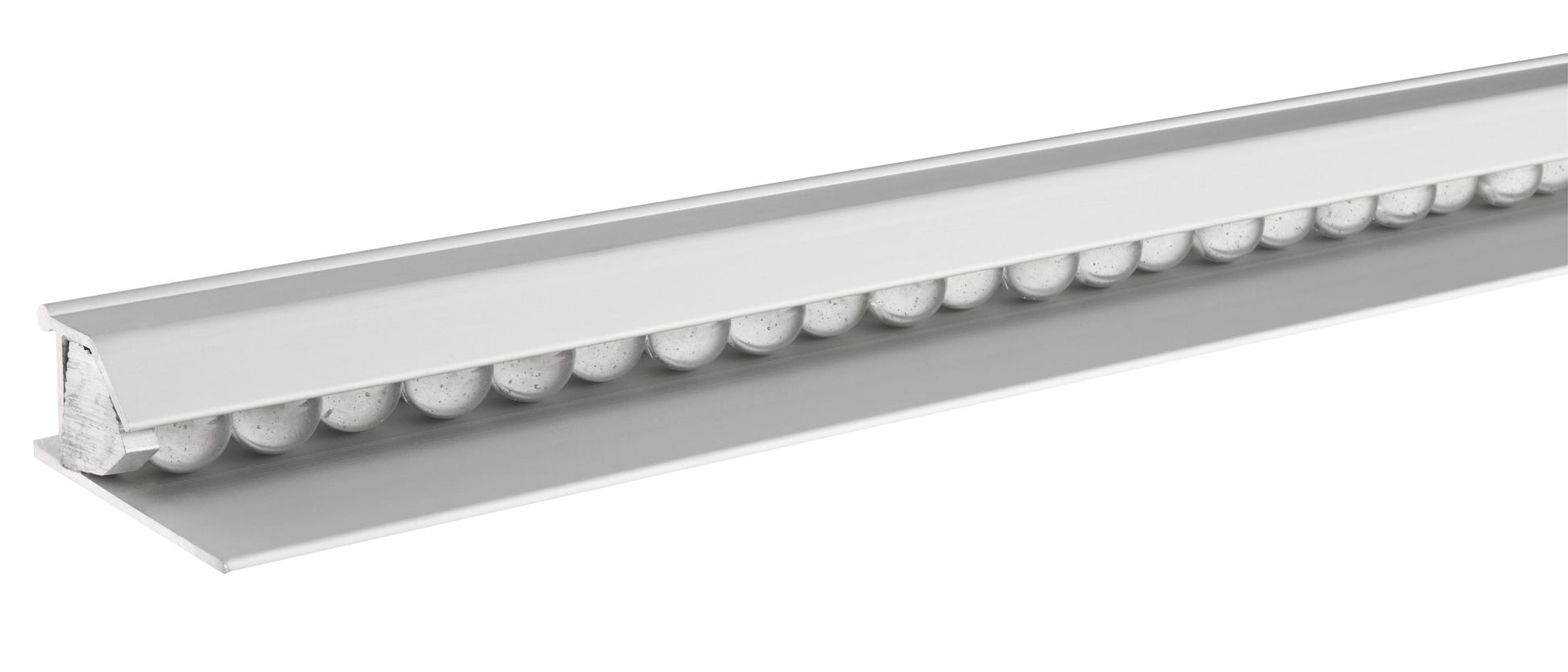 Magnetoplan Klemmschiene Catch-Ball – rückseitig selbstklebend – weiss – Aluminium – 1'000 mm