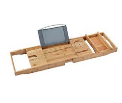 Diaqua Aufbewahrungsbox (Bad) – 75–109×23,4×4,5 cm, Bambus, freistehend