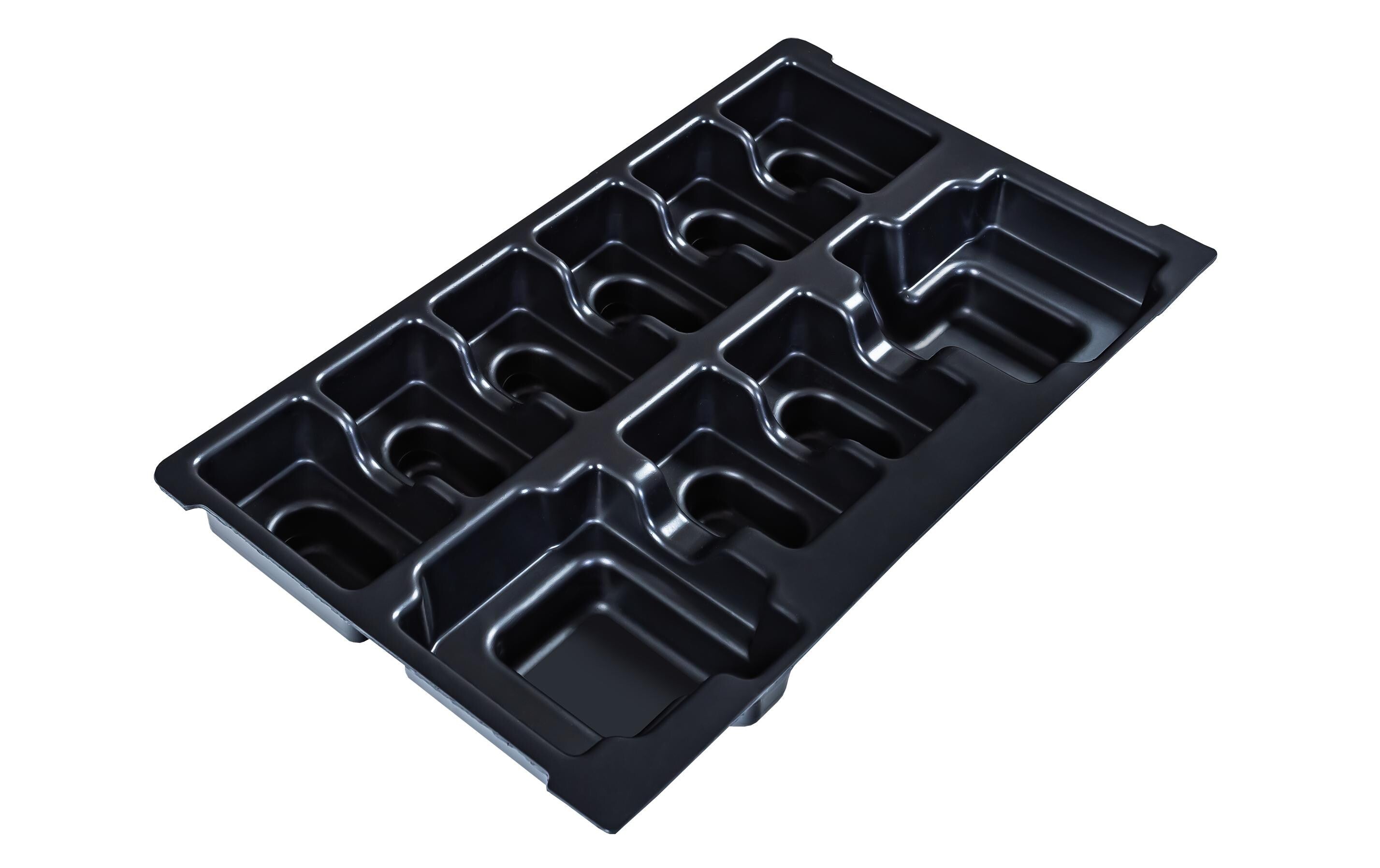 L-BOXX CAS Einsatz-Set – schwarz, B 596 × H 86 × T 356 mm, für XL-BOXX