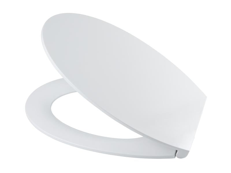 Diaqua Toilettensitz – Kunststoff, Weiss, Soft-Close, 37 × 45,5 cm