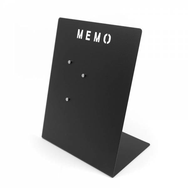 Trendform Magnettafel – Metall, magnetisch – 12 × 23,5 cm, 1 Stk. – Schwarz, Metallrahmen