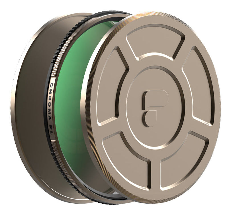 PolarPro 135 Serie Chroma CP Polarisationsfilter 95 mm – Anti-Blend, kratzfest – Graubraun