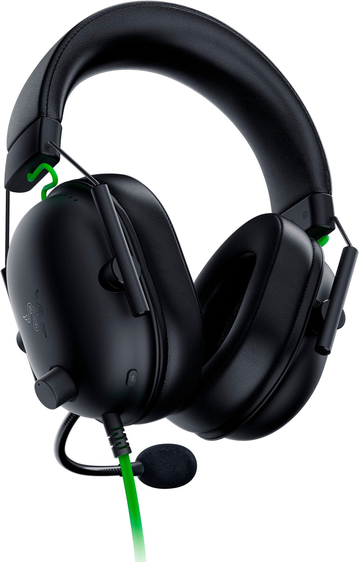 Razer BlackShark V2 X Gaming-Headset – Over-Ear, Stereo, Kabelgebunden, 3,5 mm Klinke, Schwarz/Grün
