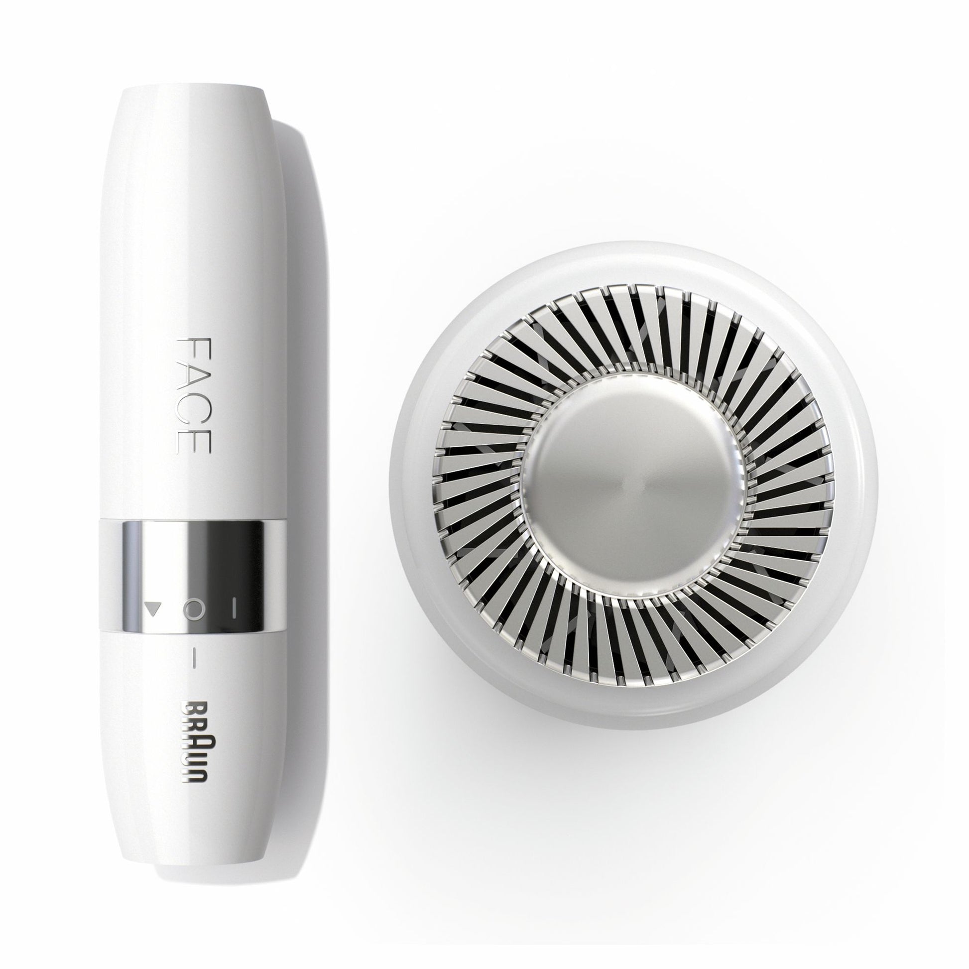 Braun Gesichtshaarentferner FS1000 – batteriebetrieben (AA) – weiss