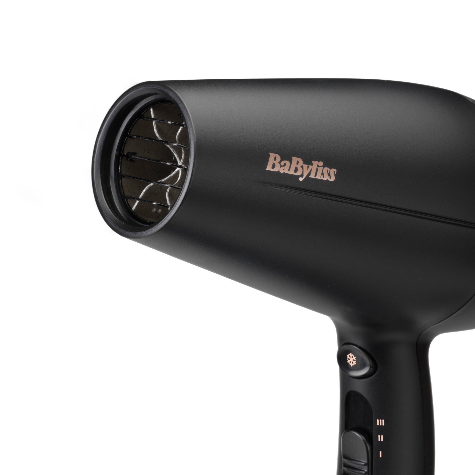 BaByliss Haartrockner D570DE – 2200 W, Ionenfunktion, Keramik-Heizsystem, 2 Geschwindigkeiten, 3 Heizstufen – Schwarz