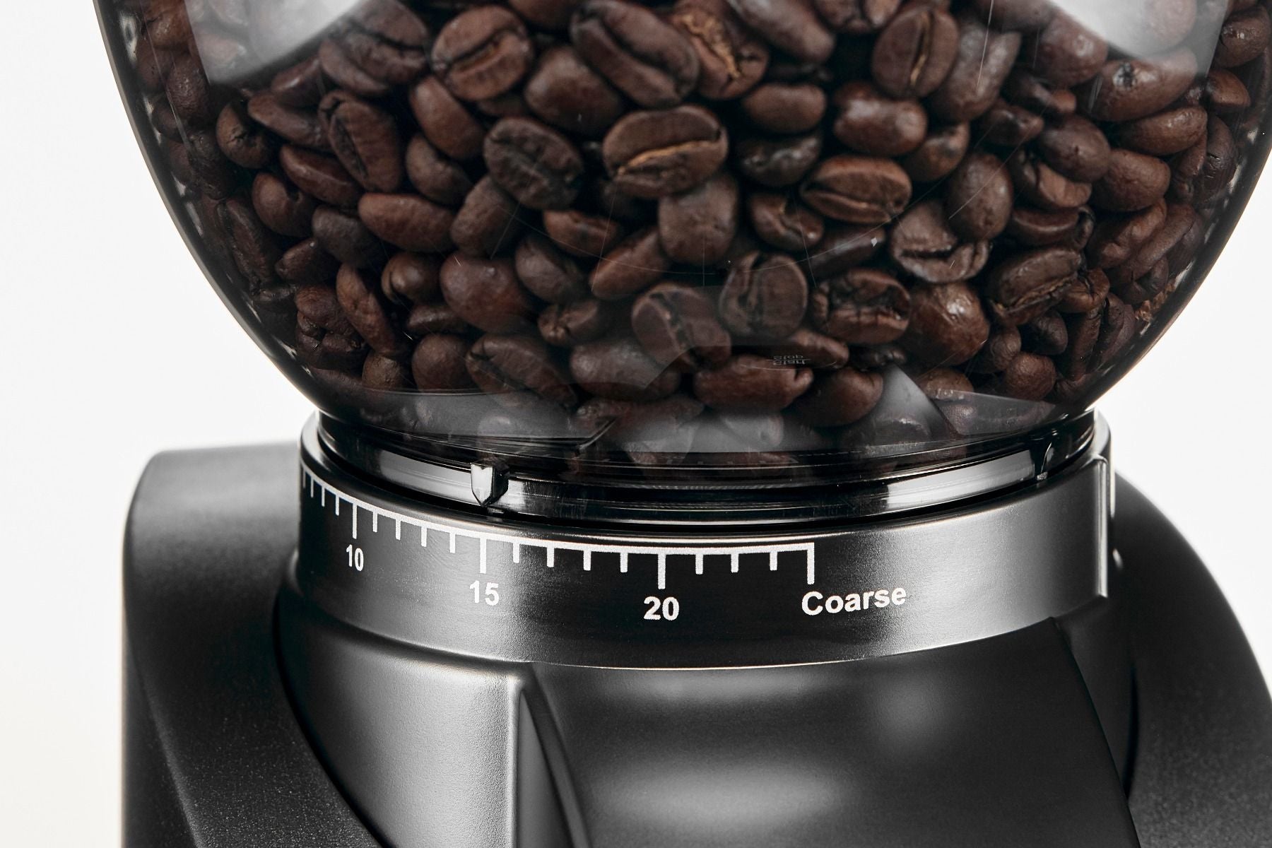 Solis Kaffeemühle 1662 – 300 g, Kegelmahlwerk, 135 W – Schwarz/Silber