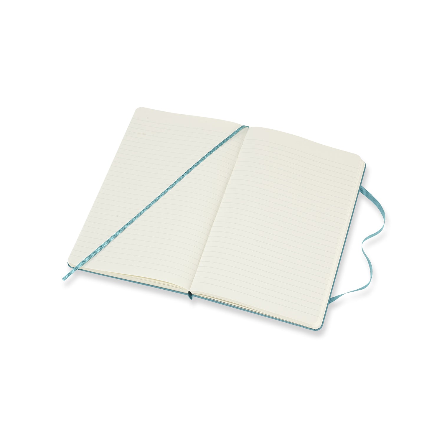 Moleskine Notizbuch – A5 – liniert – 70 g/m² – Hardcover, Gummiband, Lesezeichen, Blau, FSC