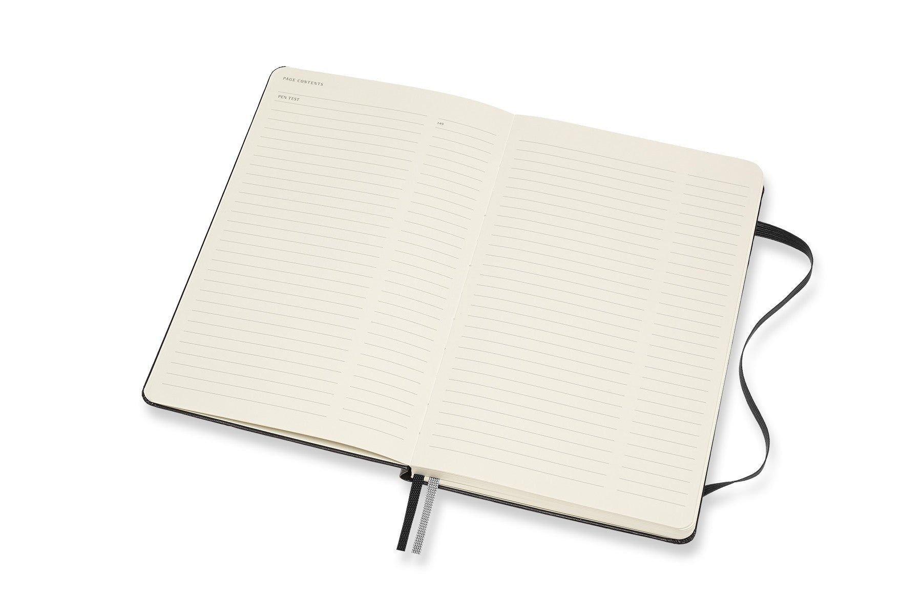 Moleskine Notizbuch, A5, punktkariert, Fadenheftung, Hardcover, 160 Seiten, 120 g/m² – schwarz
