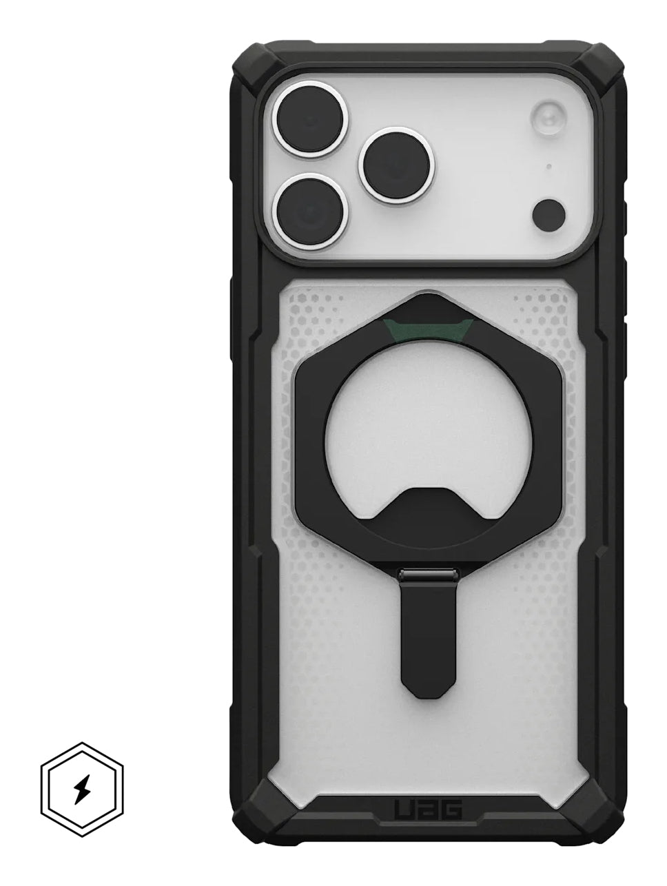 Urban Armor Gear UAG – Plasma XTE Backcover – für Apple iPhone 17 Pro Max – schwarz/transparent – mit Kickstand, fallsicher