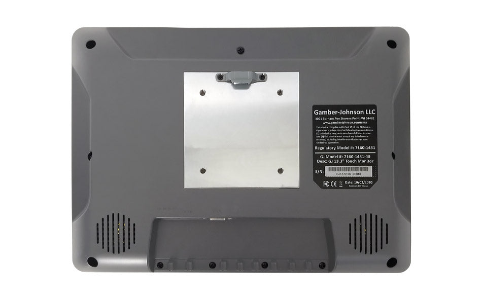 Gamber-Johnson Portabler Monitor, 13,3", 1920 × 1080 (Full HD), LED, Touch, HDMI, USB 3.0