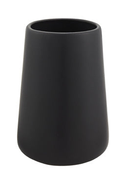 Diaqua Zahnbürstenhalter Yuma – Keramik, Ø8,2×11,8 cm, Schwarz