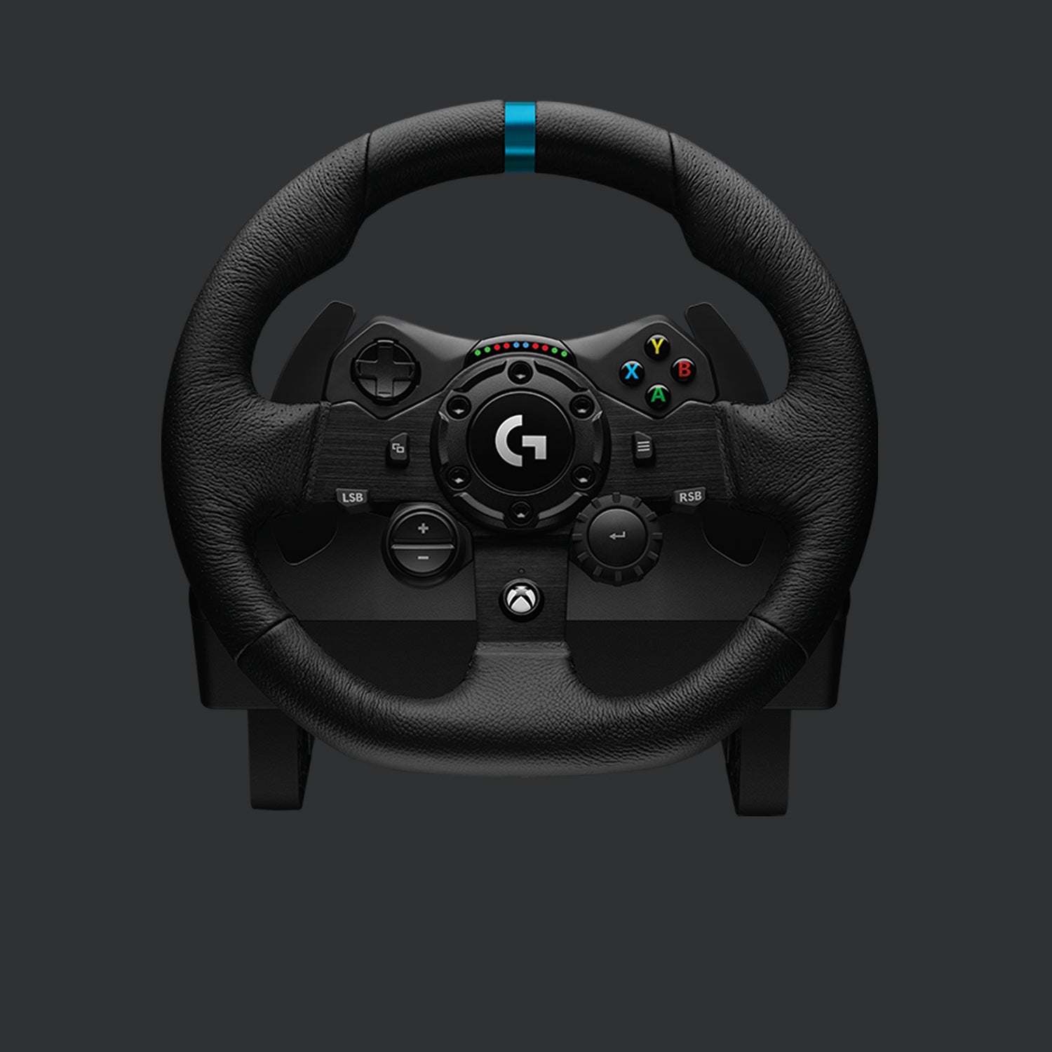 Logitech G G923 – Joystick – USB (kabelgebunden), 900° Drehwinkel, Kraft-Rückmeldung, schwarz, für PC & Xbox