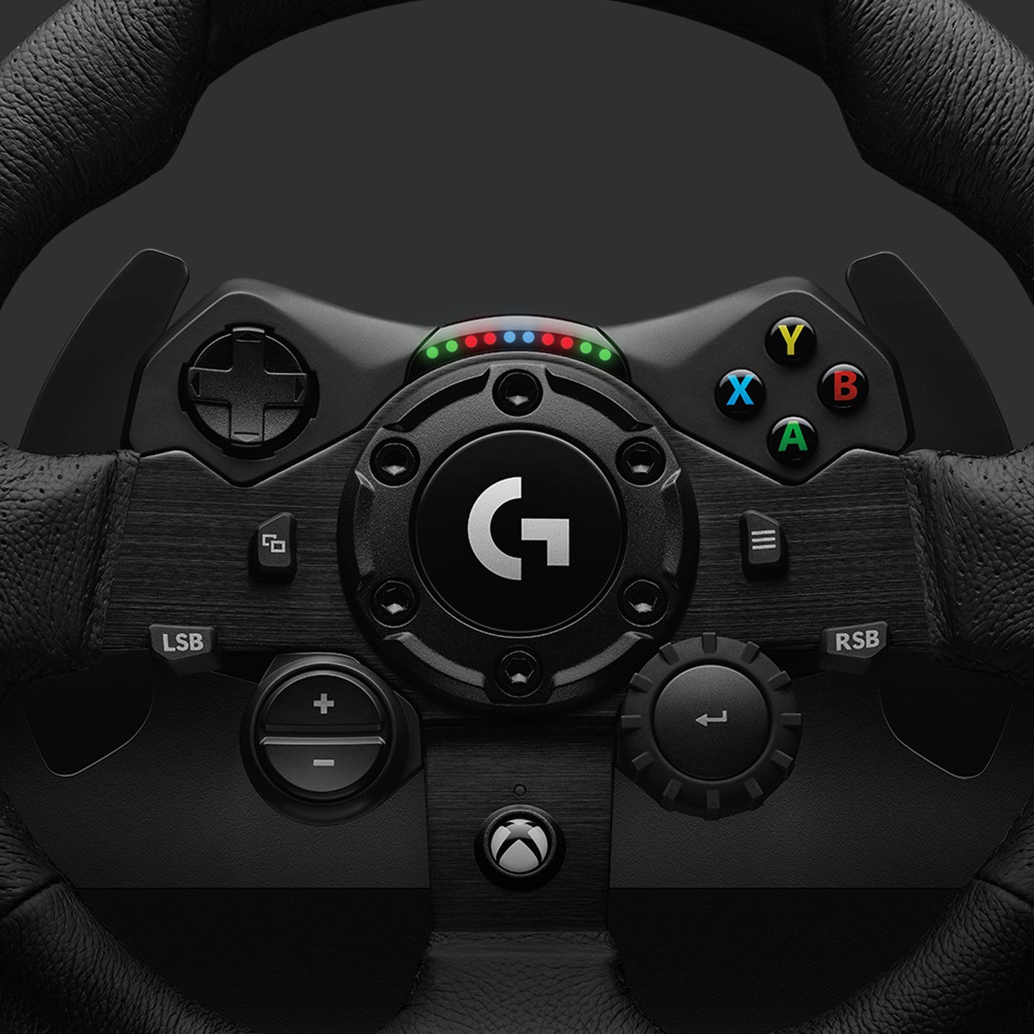 Logitech G G923 – Joystick – USB (kabelgebunden), 900° Drehwinkel, Kraft-Rückmeldung, schwarz, für PC & Xbox