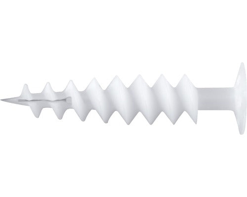 TOX Dämmstoffdübel Thermo – Ø 18 × 50 mm, Nylon, Weiss, 4 Stk., für Dämmplatten