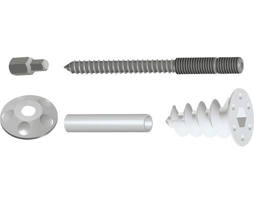 TOX Fallrohrbefestigung Thermo Vario – Ø 10 × 110 mm, Bohrloch Ø 40 mm, Metall/Kunststoff