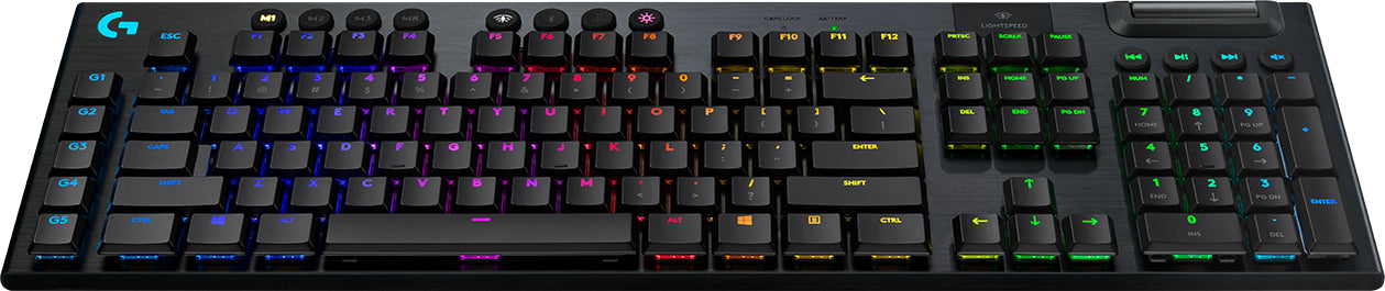 Logitech G G915 LIGHTSPEED – Tastatur-Maus-Set – Mechanisch – Bluetooth & 2,4 GHz – RGB – QWERTY (IT)
