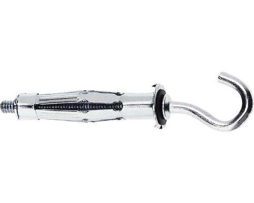 TOX Hakendübel Pirat Skippi-S – Ø 5 × 52 mm, Metall, Grau, für Beton