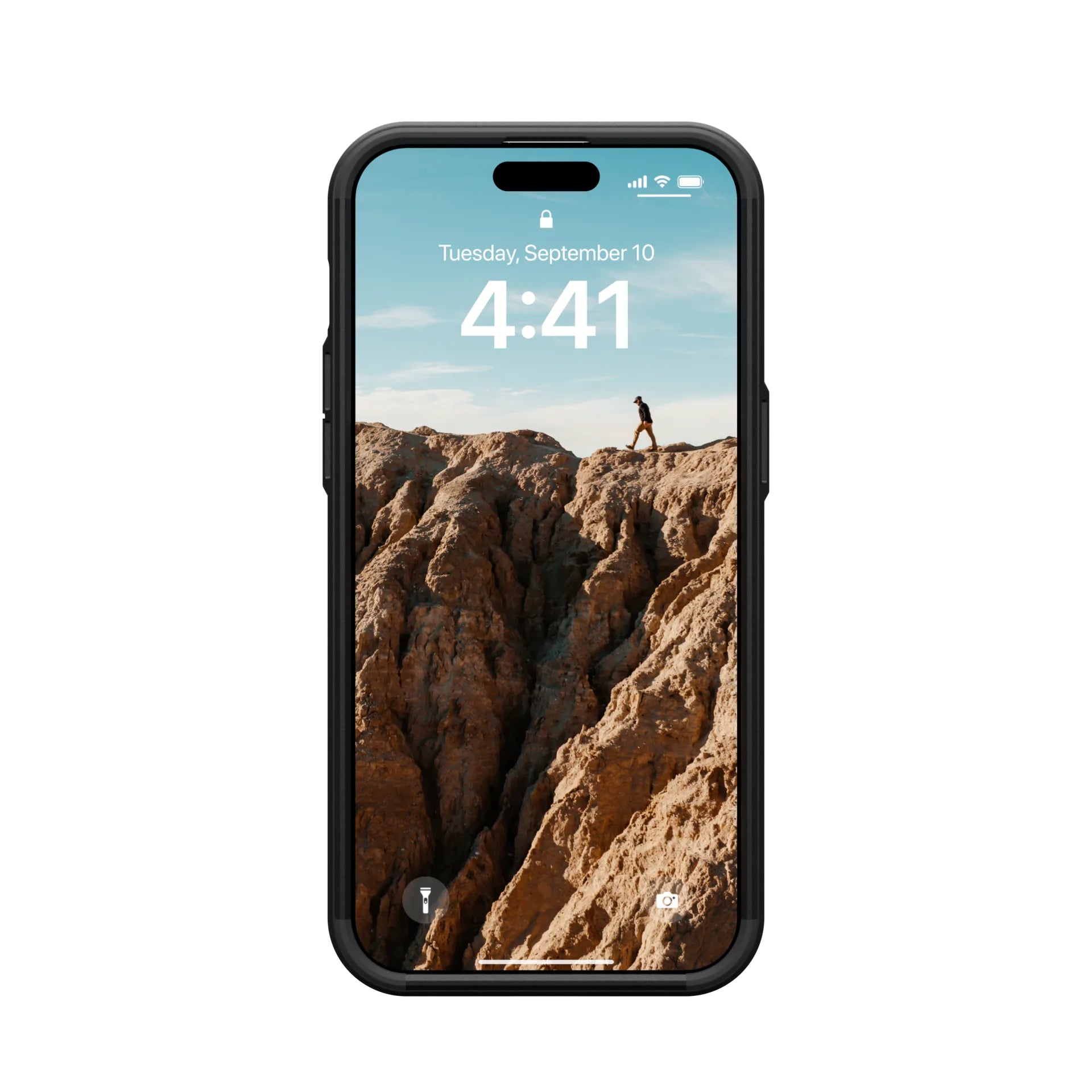 Urban Armor Gear Backcover – für Apple iPhone 15 Pro Max – schwarz – MagSafe-kompatibel