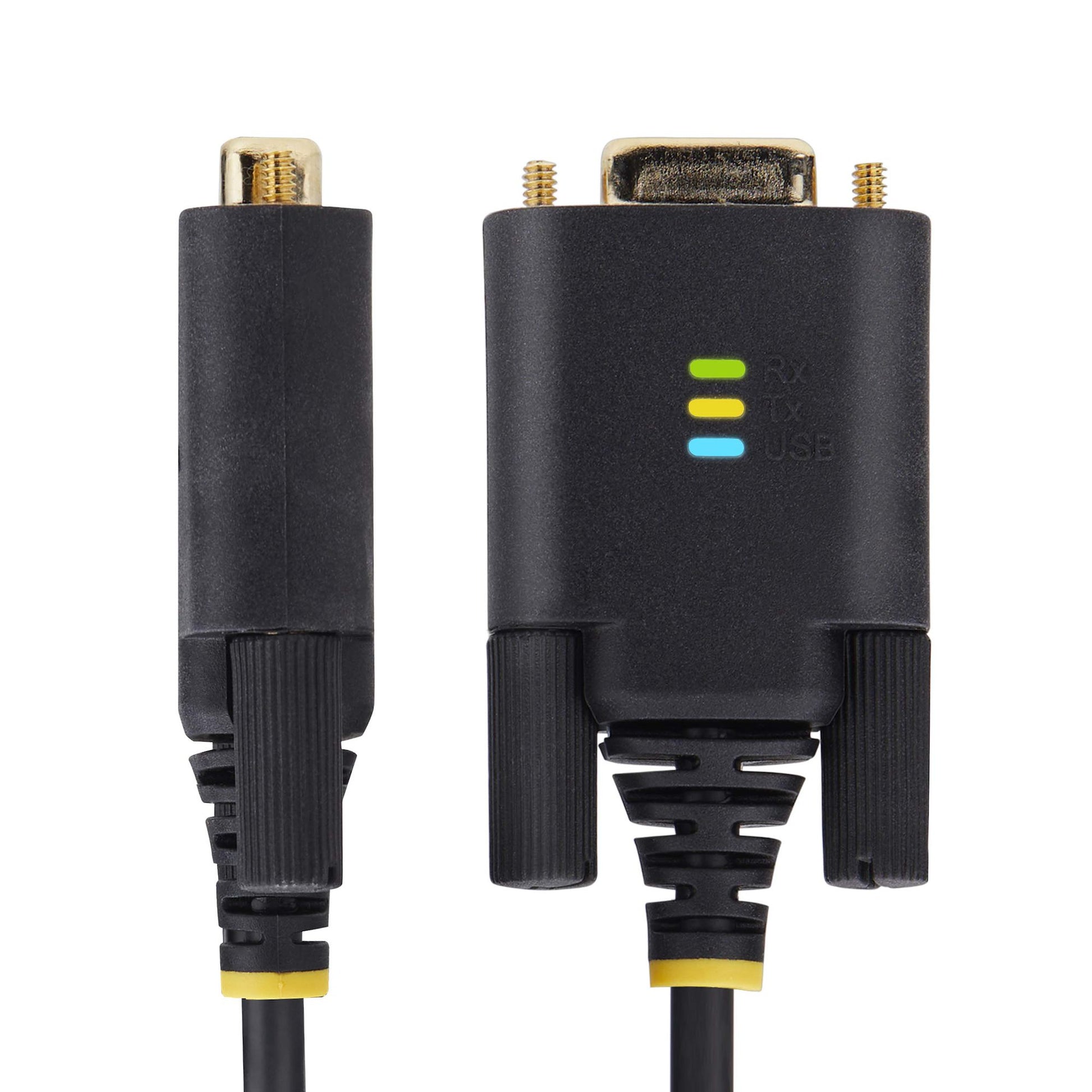 StarTech.com USB-A zu DB-9 (RS-232) Kabel – 921,6 Kbit/s, 2 m, für Windows/macOS/Linux – Schwarz