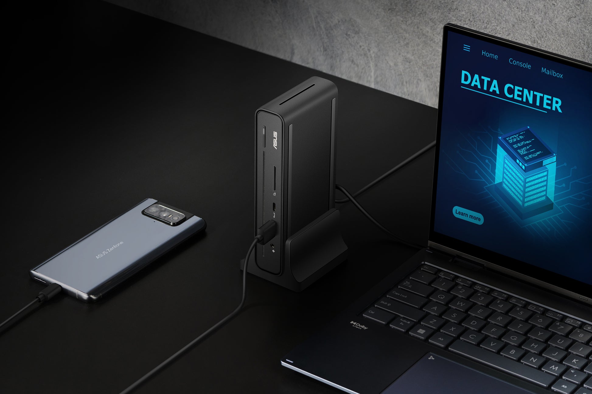ASUS DC301 Dockingstation – USB-C, 2× DP, 1× HDMI, 3× USB-A, 2× USB-C, 90 W PD, GbE, SD, 3,5 mm Audio
