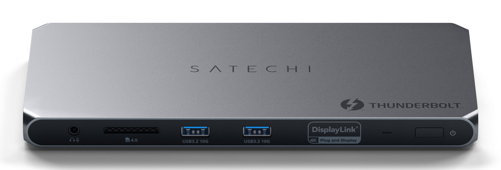 Satechi ST-DT4MDM-US Dockingstation – Thunderbolt 4, 2× HDMI, 2× USB-A, 96 W PD, GbE, für Mac/Windows/iPadOS
