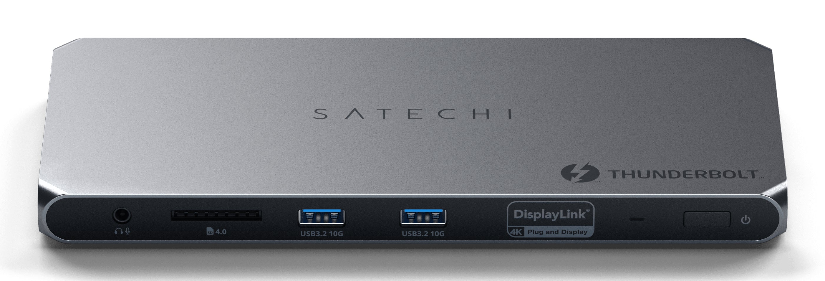 Satechi ST-DT4MDM-US Dockingstation – Thunderbolt 4, 2× HDMI, 2× USB-A, 96 W PD, GbE, für Mac/Windows/iPadOS