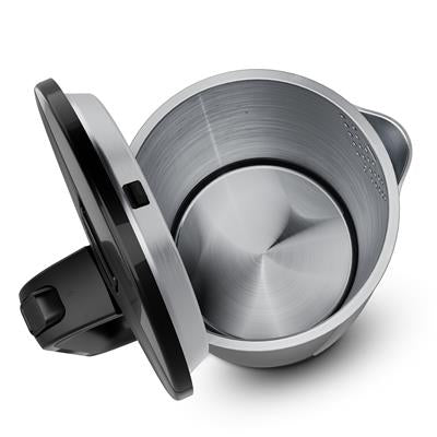 Tristar Wasserkocher Cool Touch WK-3407 – 1,7 l, Edelstahl, Kunststoff, 2200 W, Schwarz, 360°-Sockel