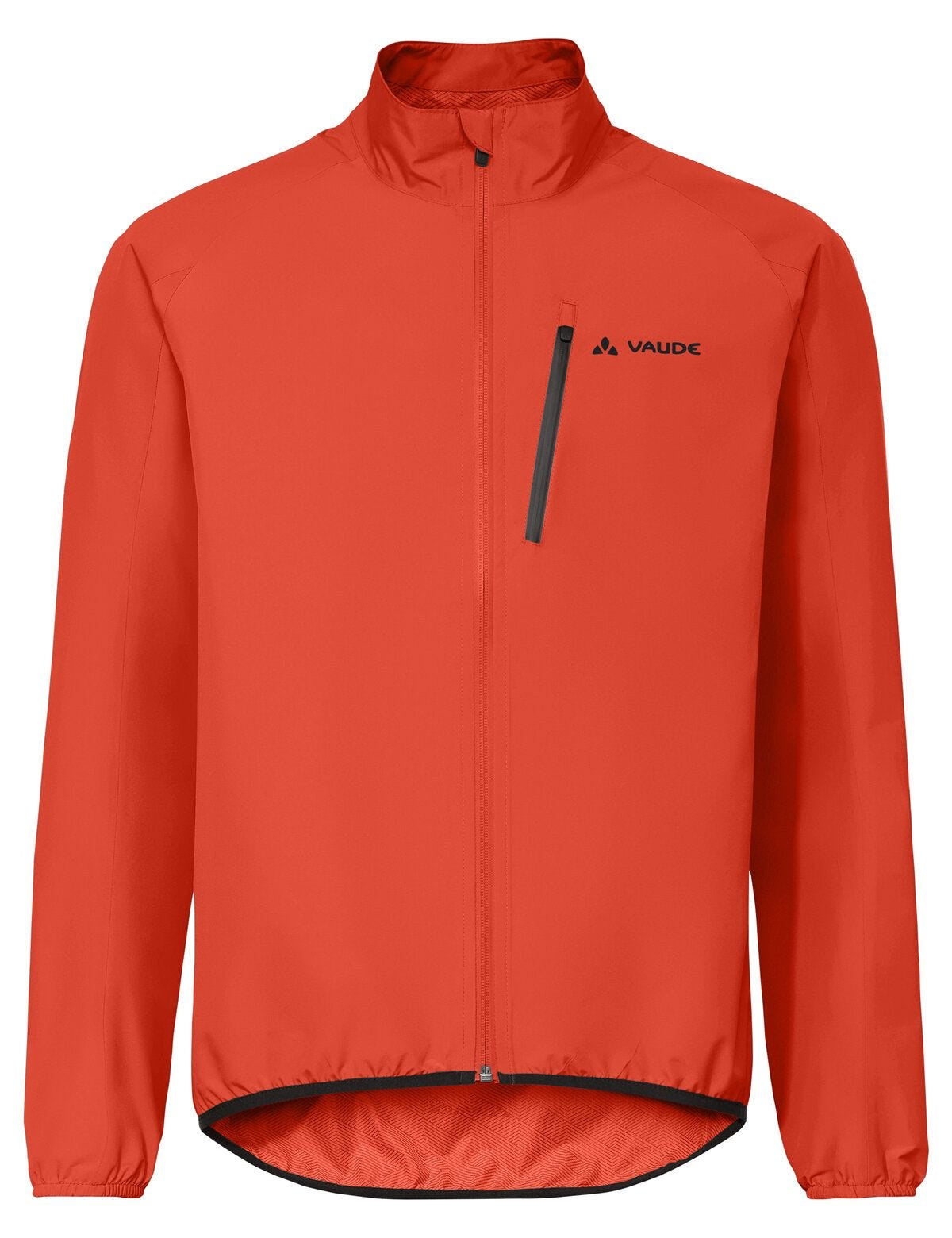 VAUDE Regenjacke – S – Rot, Polyester/PU, wasserdicht, atmungsaktiv, reflektierend