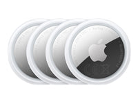 Apple AirTag (2. Gen.) – Bluetooth-Tracker – für Apple Wo ist? – 4er Pack – Weiss/Silber