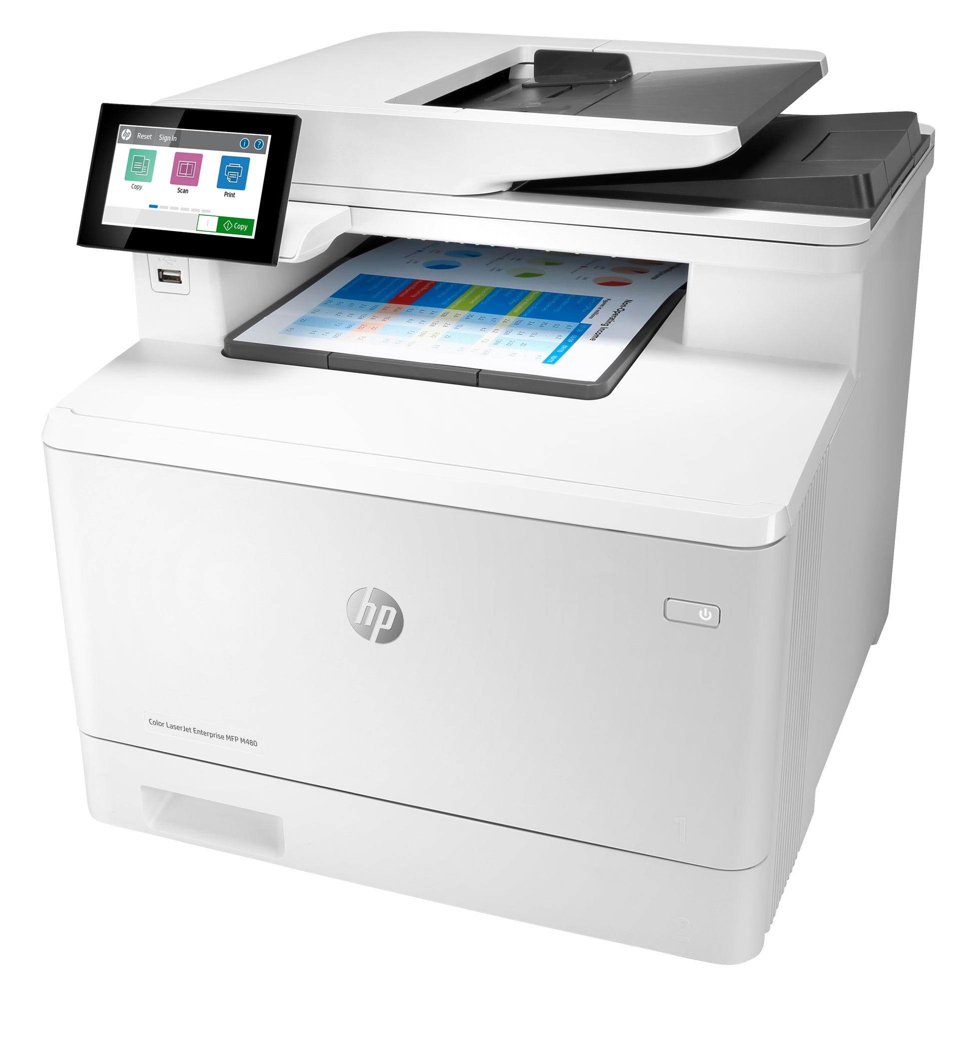 HP LASERJET ENT M480F – Farbiger Laser-MFP, 4-in-1