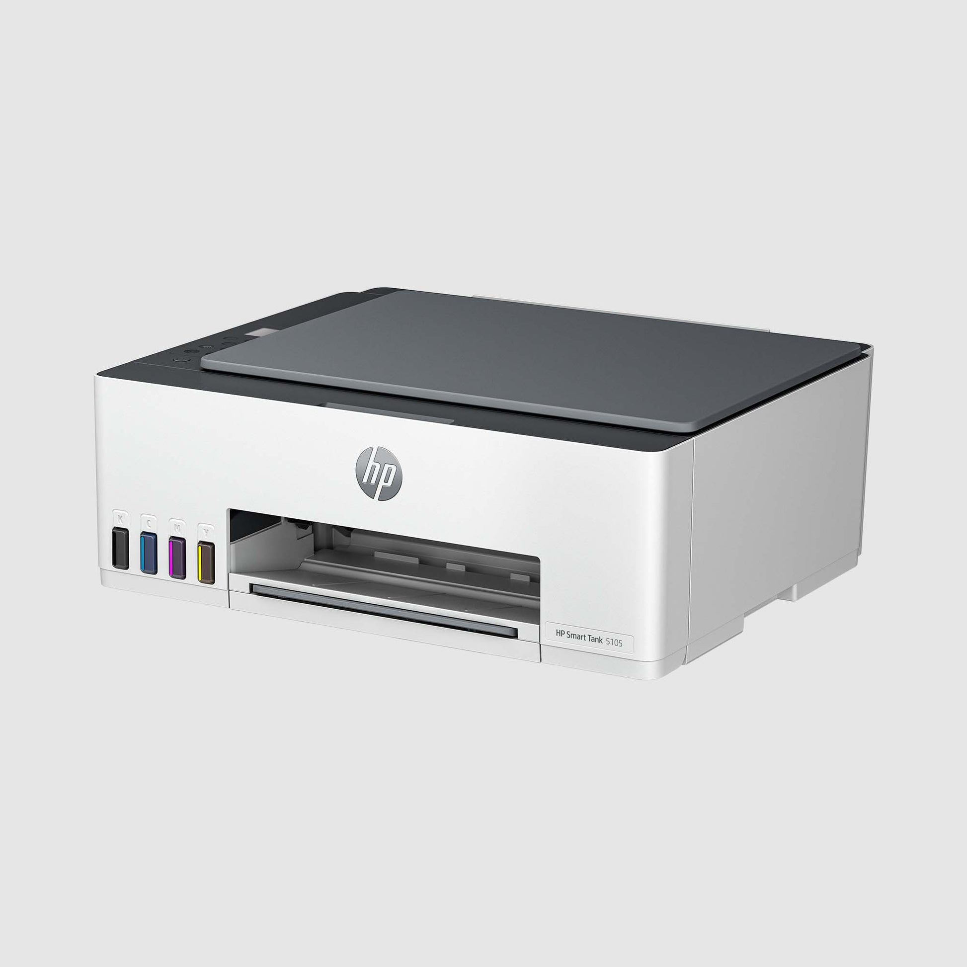 HP Smart Tank 5105 – Farbtintenstrahl-Multifunktionsdrucker, A4, 3-in-1, Duplex, WLAN, AirPrint, Mopria