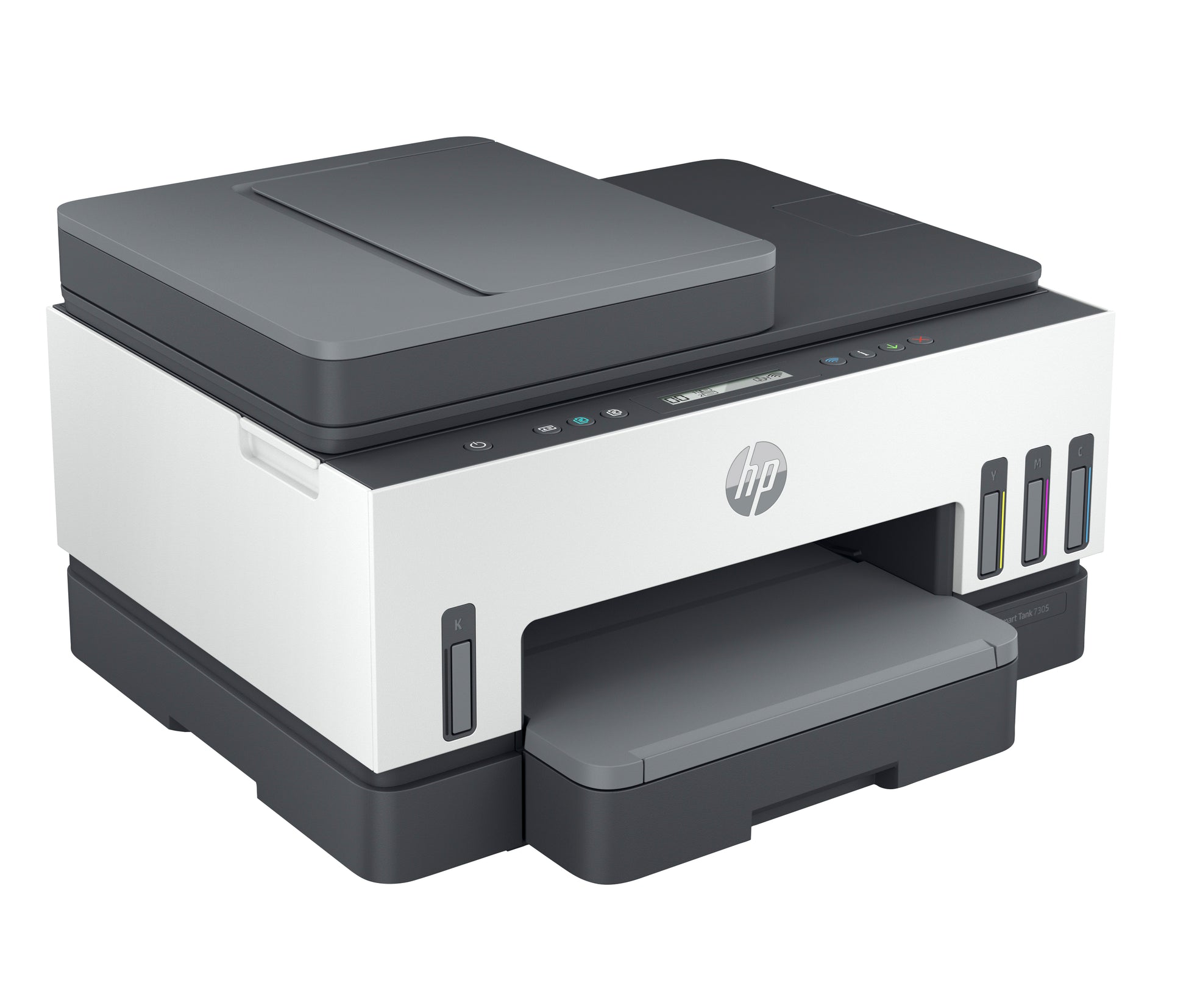 HP Smart Tank 7305 – Farbtintenstrahl-Multifunktionsdrucker, A4, 3-in-1, Duplex, ADF, WLAN/LAN, AirPrint