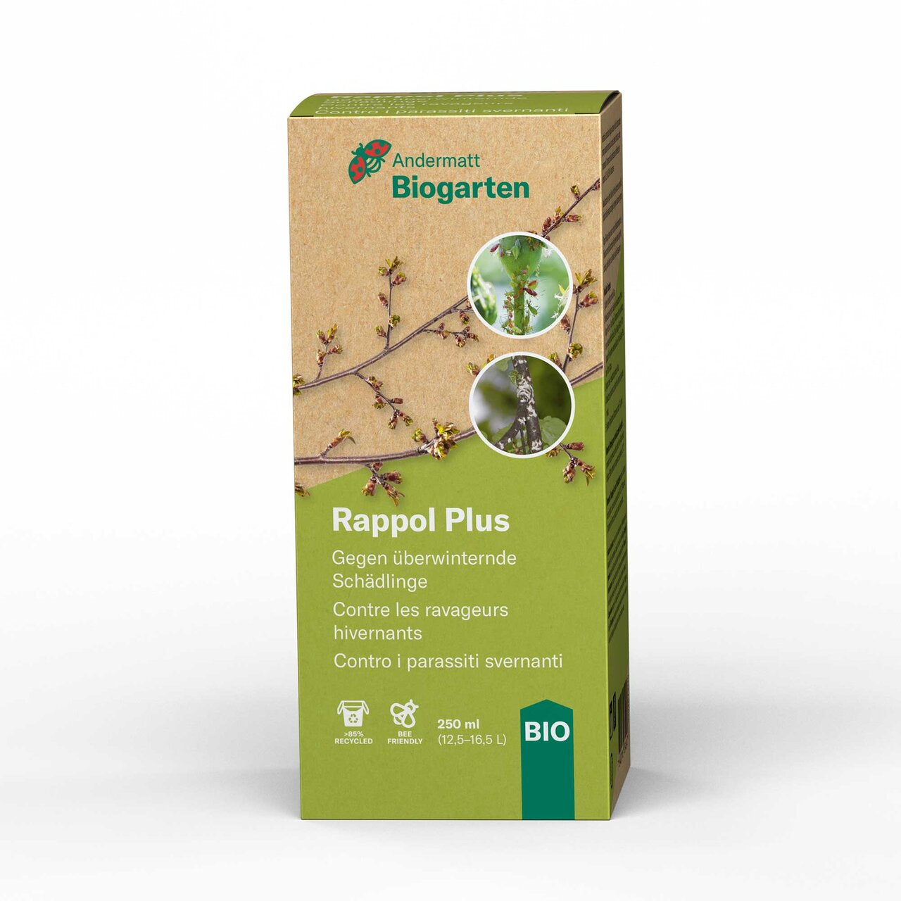 Andermatt Biogarten Rappol Plus Insektizid – 250 ml – für essbare Pflanzen, Zierpflanzen